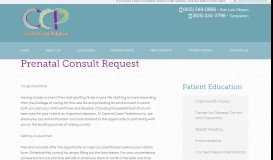 
							         Prenatal Consult Request - Central Coast Pediatrics Inc - Pediatrics ...								  
							    