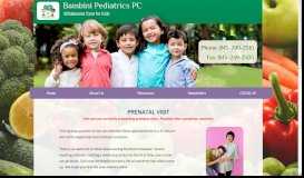 
							         Prenatal Visits - Bambini Pediatrics Pc								  
							    