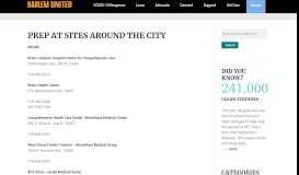 
							         PrEP at Sites Around the City - Harlem United								  
							    