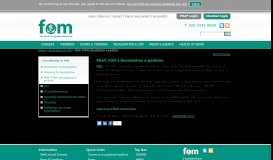 
							         PReP: FOM's Revalidation e-portfolio								  
							    