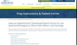 
							         Prep Instructions & Patient Forms - Gastroenterology Associates of ...								  
							    