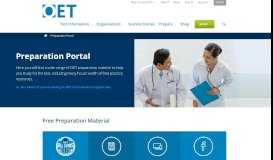 
							         Preparation Portal | OET - Occupational English Test								  
							    