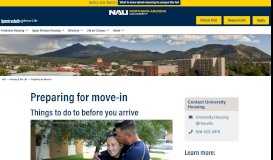 
							         Preparing for Move-in | Housing & Residence Life								  
							    