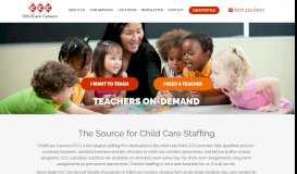
							         Preschool & Day Care Staffing Firm | Child Care Careers								  
							    