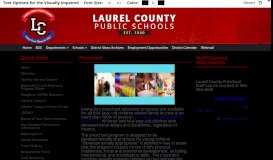 
							         Preschool - Laurel County Schools								  
							    