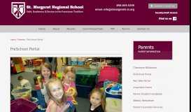 
							         PreSchool Portal - St. Margaret Regional School								  
							    