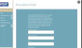 
							         Prescription Portal - Rigsby Veterinary Clinic								  
							    