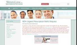 
							         Prescription Refill Request - Watson Clinic LLP								  
							    