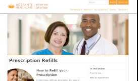 
							         Prescription Refills - Mesa Family Doctors - Adelante Healthcare								  
							    