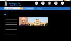 
							         President | National Portal of India								  
							    