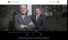 
							         PRESS RELEASE: MINTRA GROUP ACQUIRES ATLAS ...								  
							    