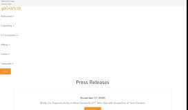
							         Press Releases and News | Galvanize								  
							    