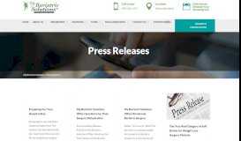 
							         Press Releases - My Bariatric Solutions								  
							    
