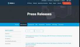 
							         Press Releases | Stratasys - Stratasys Investor Relations								  
							    