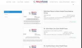 
							         Press Room | HealthTexas | Best Family Doctor In San Antonio								  
							    
