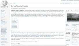 
							         Press Trust of India - Wikipedia								  
							    
