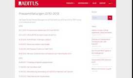 
							         Pressemitteilung 31-08-2017 DLG und ADITUS ... - ADITUS GmbH								  
							    