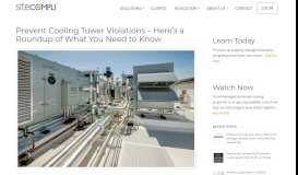 
							         Prevent Cooling Tower Violations - Here's a Roundup of What You ...								  
							    