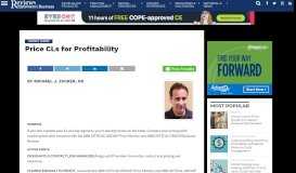 
							         Price CLs for Profitability - Review of Optometric Business								  
							    