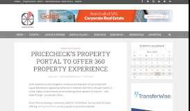 
							         PriceCheck's property portal to offer 360 property experience ...								  
							    