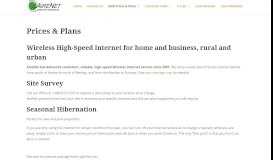 
							         Prices & Plans | AireNet								  
							    