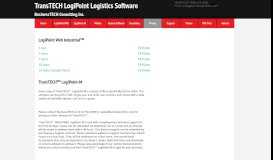 
							         Pricing - LogiPoint Web								  
							    