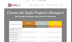 
							         Pricing - Lucky Star Property Management in Greater Augusta								  
							    