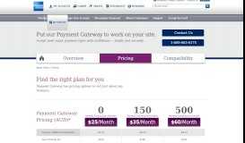 
							         Pricing - Payment Gateway Fees | American Express®								  
							    