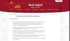 
							         Pride Time – Students – Rock Island High School								  
							    