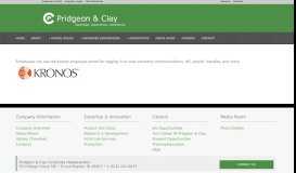 
							         Pridgeon & Clay Employee Portal								  
							    