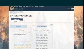 
							         Priester/Artefakte | Die Aldor Wiki | FANDOM powered by Wikia								  
							    