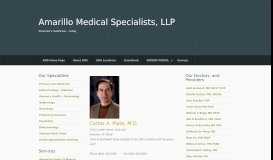 
							         Primary and Specialty Care for Amarillo - Carlos Plata, MD								  
							    