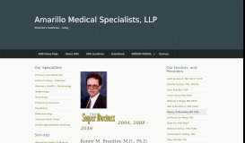 
							         Primary and Specialty Care for Amarillo - Kenny M Brantley MD PhD								  
							    
