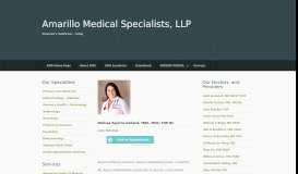 
							         Primary and Specialty Care for Amarillo - Melissa Aguirre-Holland ...								  
							    