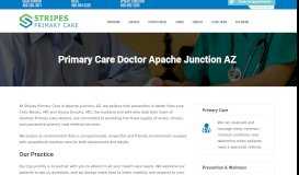 
							         Primary Care Doctor Apache Junction AZ - Stripes Primary Care								  
							    