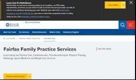 
							         Primary Care | Fairfax Family Practice								  
							    