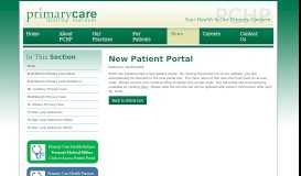 
							         Primary Care Health Partners News - New Patient Portal - Primary ...								  
							    