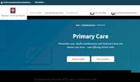 
							         Primary Care | IU Health								  
							    