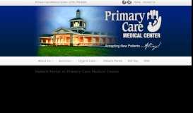 
							         Primary Care Medical Center Patient Portal								  
							    