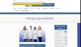 
							         Primary Care of Sanford | Pinehurst Medical Clinic								  
							    
