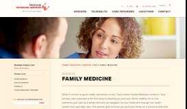 
							         Primary Care Physician and Family Medicine at MPS								  
							    