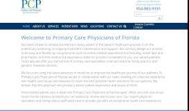 
							         Primary Care Physicians of Florida								  
							    