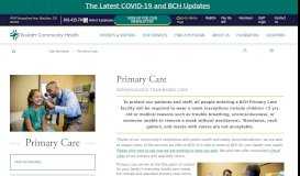 
							         Primary Care Services | Boulder Community Health								  
							    