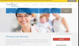 
							         Primary Care Services - Columbus Regional Healthcare System								  
							    