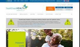 
							         Primary Care | SouthCoast Health								  
							    