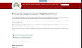 
							         Primary Care Support England (PCSE) Online Portal - Kent LMC								  
							    