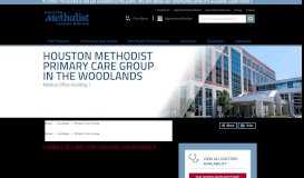 
							         Primary Care The Woodlands | Houston Methodist								  
							    