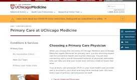 
							         Primary Care - UChicago Medicine								  
							    