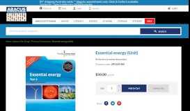
							         Primary Connections: Essential energy (Unit) (2PC605-BK) | [{category}								  
							    