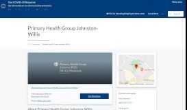 
							         Primary Health Group at Johnston-Willis: Family Doctors								  
							    